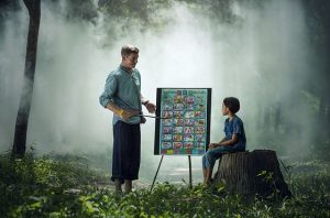 teaching a child 