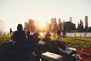 family on a picnic